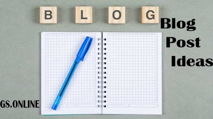 blog post ideas